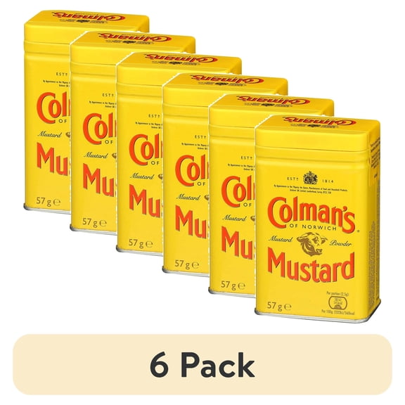 (6 pack) Colman's Dry Mustard, 2 oz