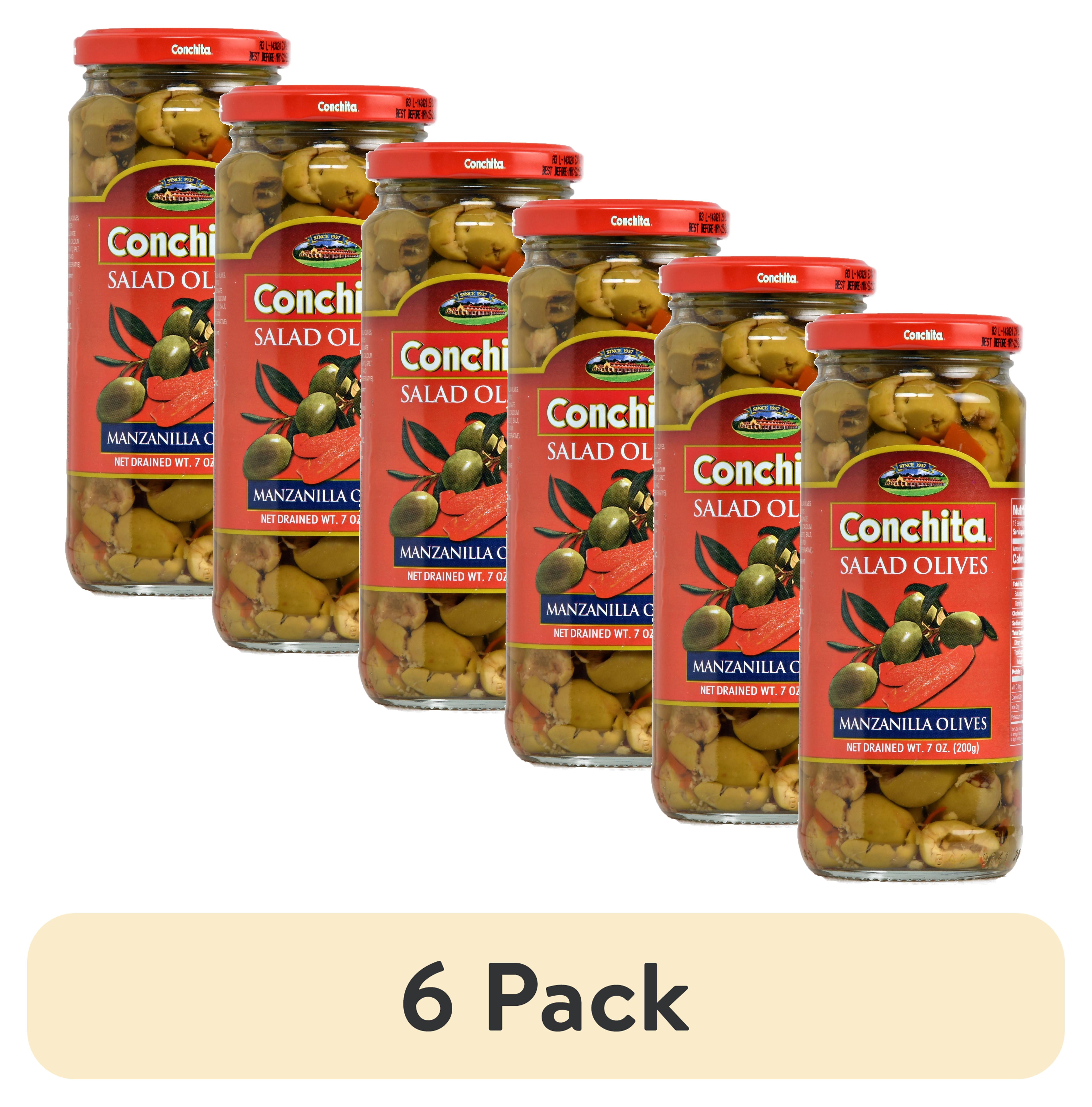 (6 pack) Conchita Foods Olives, 7 oz