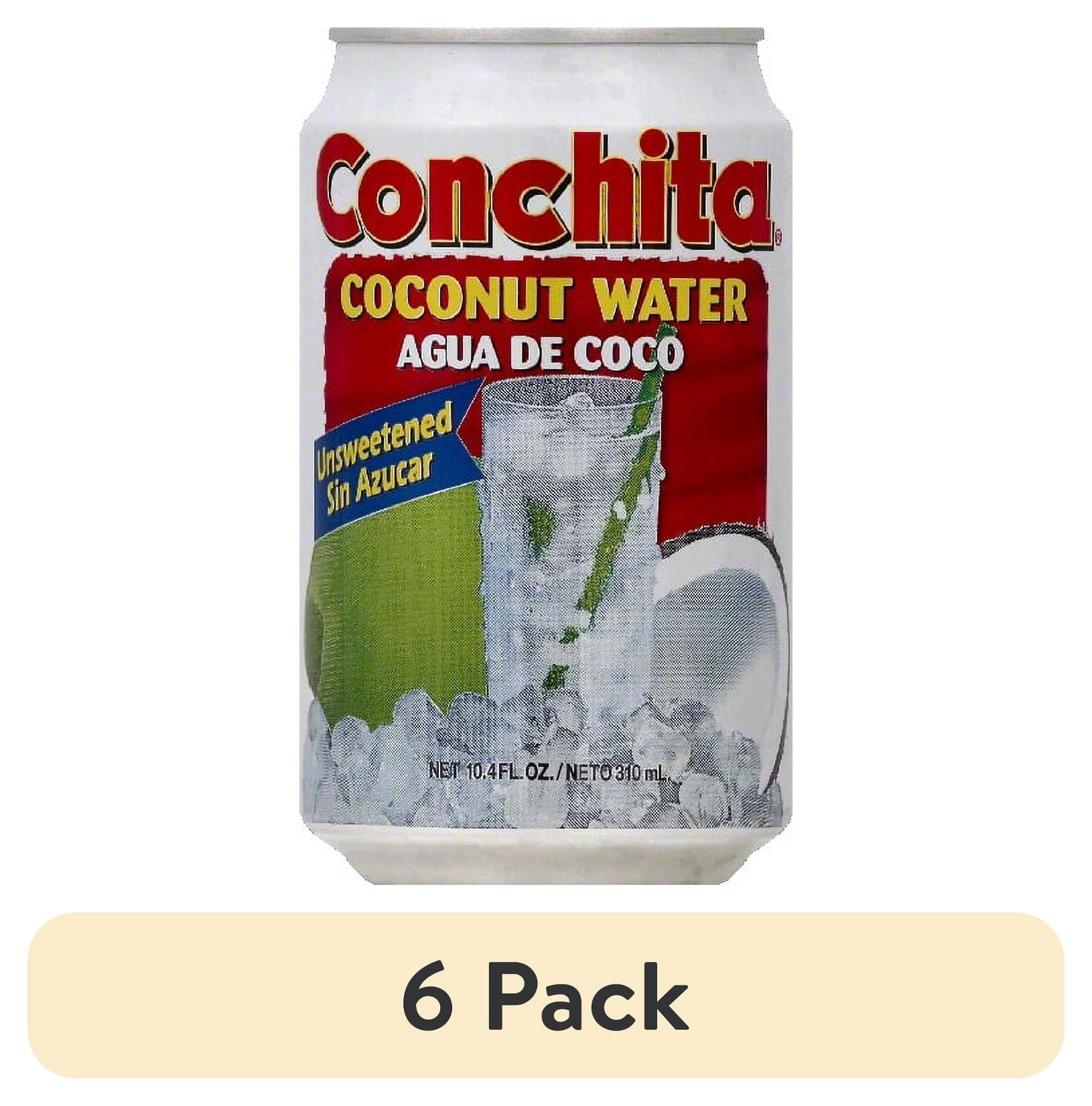 (6 pack) Conchita Unsweetened Coconut Water, 11.1 oz