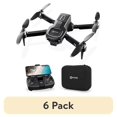 thumbnail image 1 of (6 pack) Contixo F16 Stunt Drones for Adults and Kids with 1080P Camera & Brushless Motor, 17-Minute Flight Time, Graphite, 1 of 11