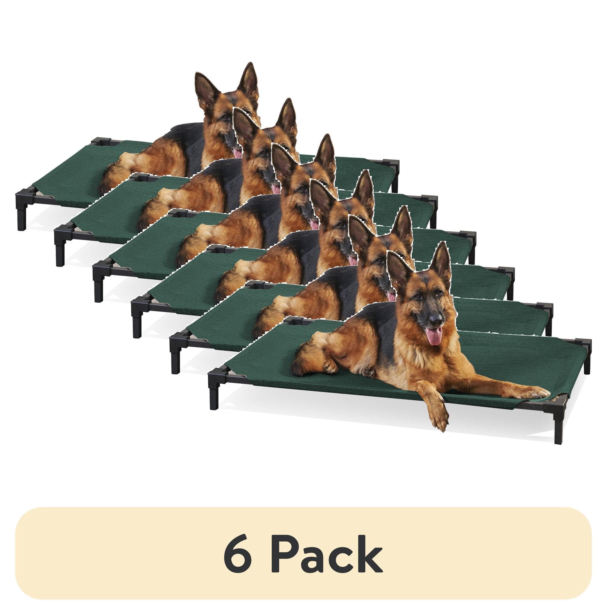 (6 pack) Coolaroo Cooling Elevated Dog Bed Pro, Large, Fits in 48in