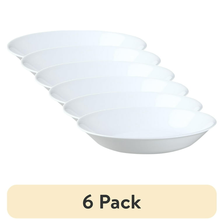 6 pack) Corelle® Winter Frost White, Pasta Bowl, 20-oz - Walmart.com