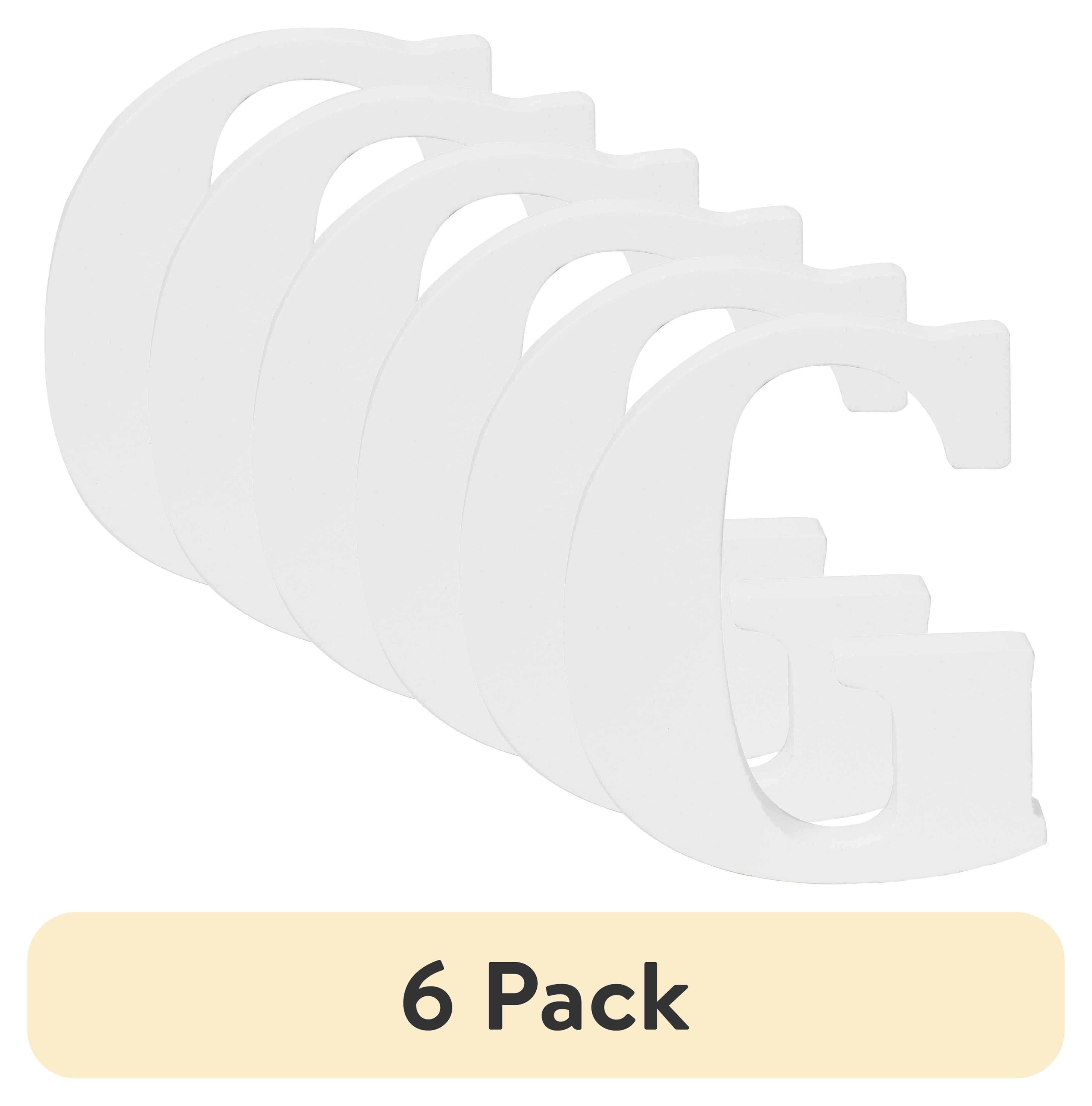 (6 pack) Cousin DIY 3" White Wood Letter G