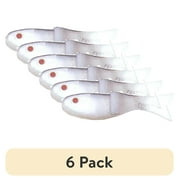 (6 pack) Creme 1.5" Lit'l Fishie Lure, Pearl White & Gray, 1/16 oz., 4 Count, 31291