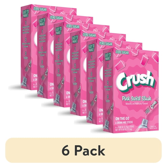 (6 pack) Crush Pink Slush