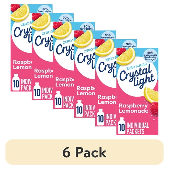 Lit Hydrations (2 pack) Crystal Light Drink Mix, 10 Packets, for Convenient On-the-Go ...