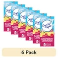 thumbnail image 1 of (6 pack) Crystal Light Drink Mix, 6 Pitcher Packets, for Flavorful Hydration and Shareable Refreshment, Raspberry Lemonade Artificial Flavor, Zero Sugar, Low Calorie, 1.8 oz, 1 of 17