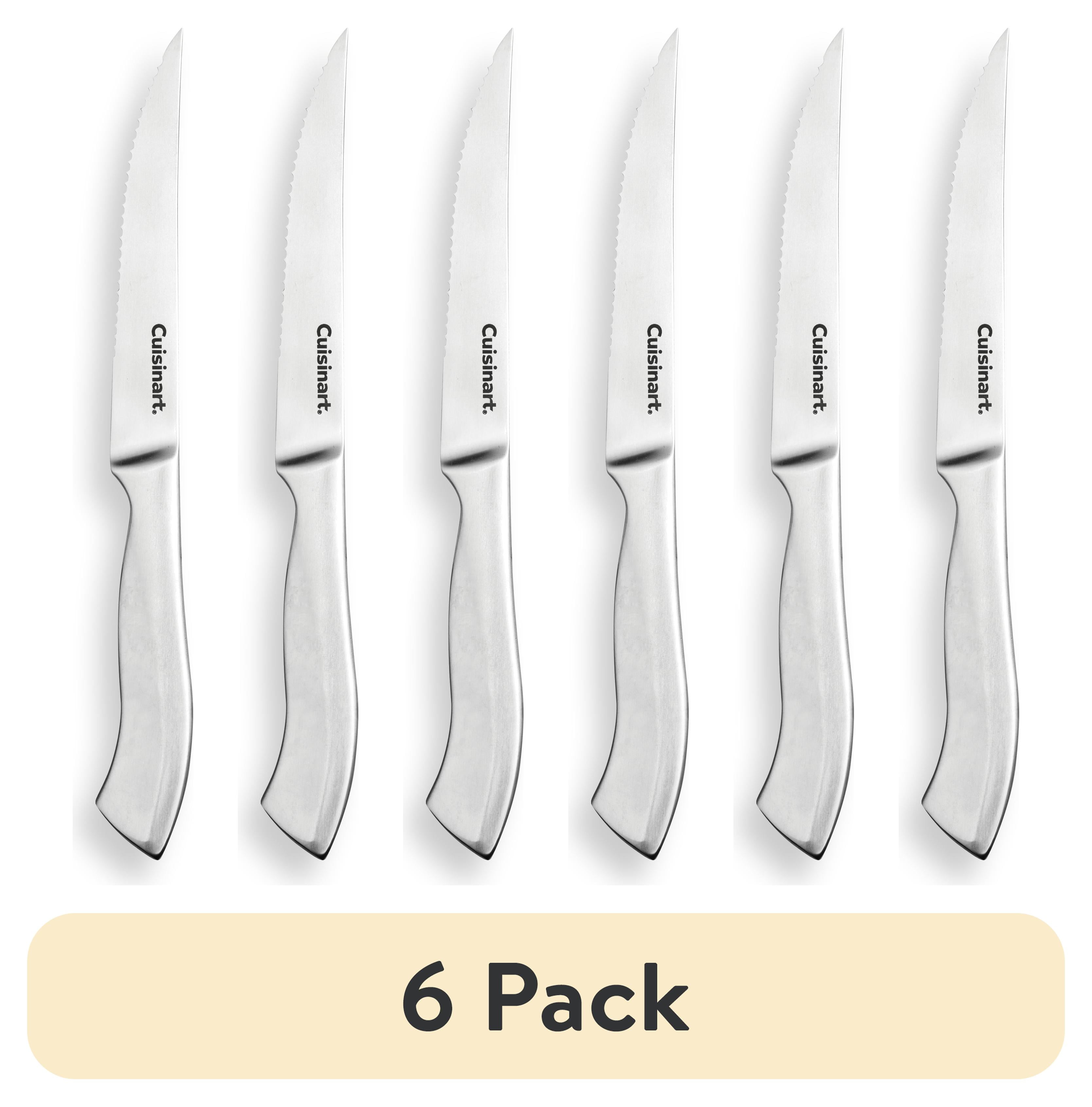 (6 pack) Cuisinart Classic Stainless Steel 4-Piece Steak Knife Set