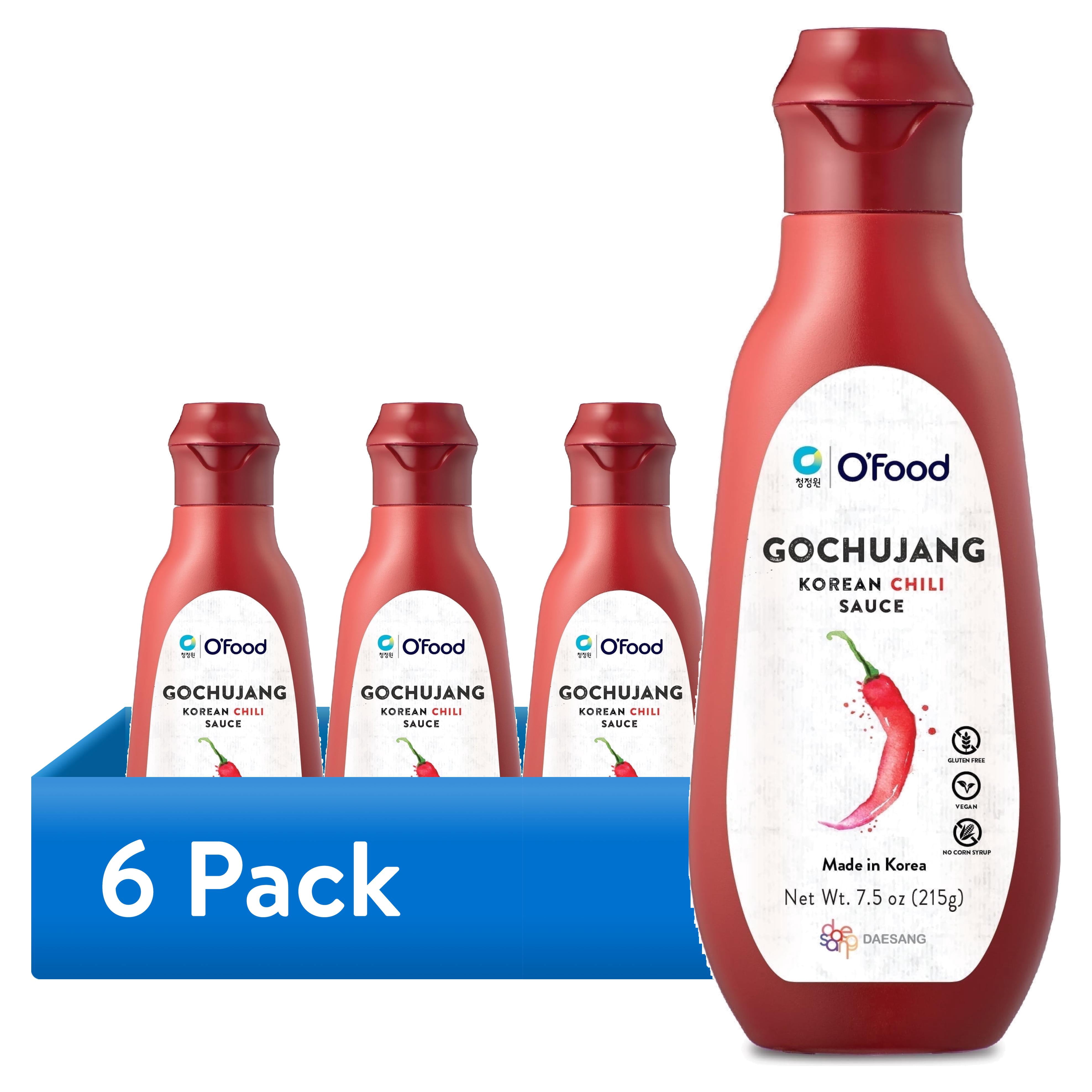 (6 pack) O'Food Gochujang Korean Chili Sauce, 7.5 oz