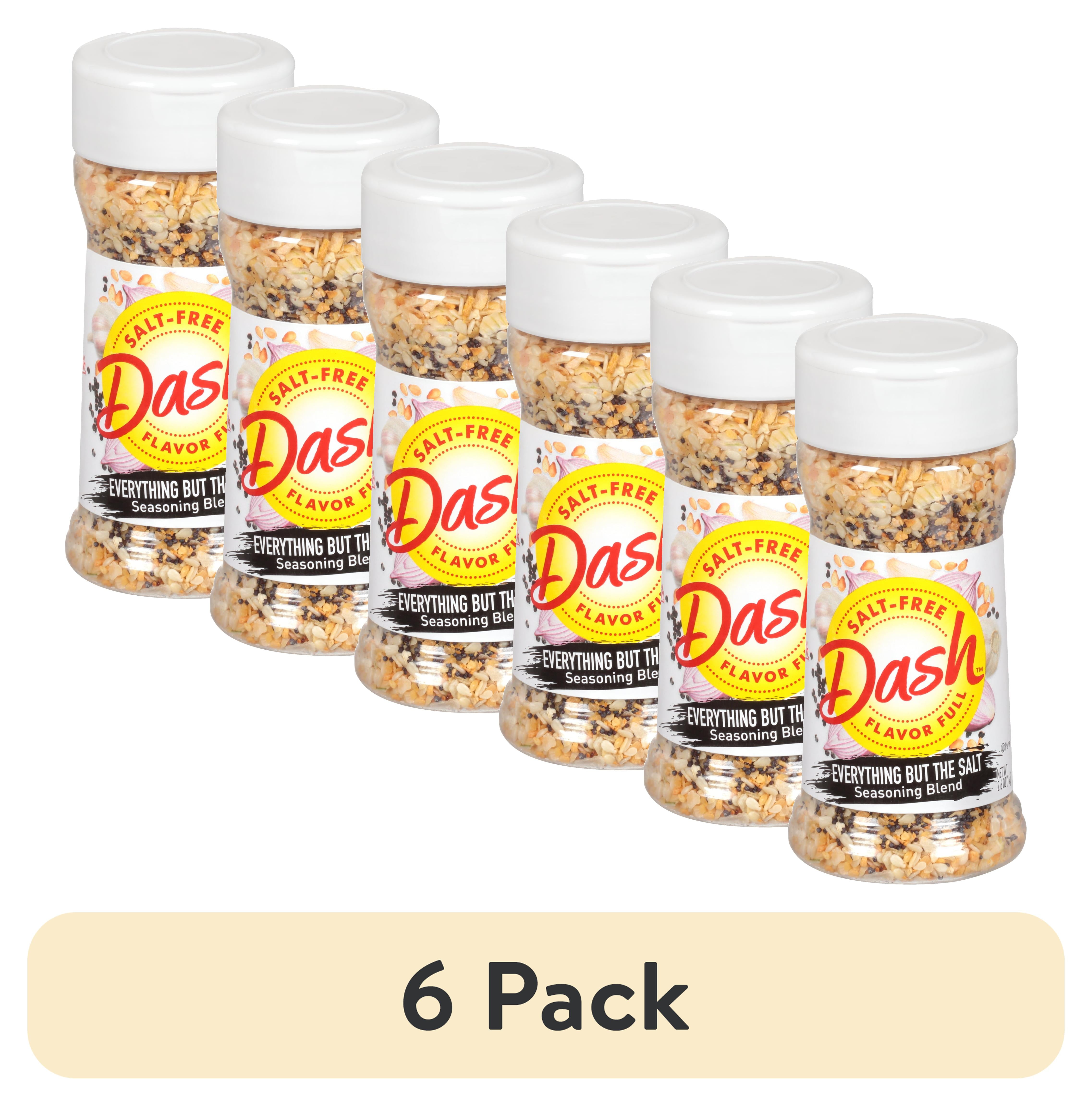 (6 pack) Dash Everything but The Salt Seasoning Blend, Salt Free, Kosher, 2.6 oz