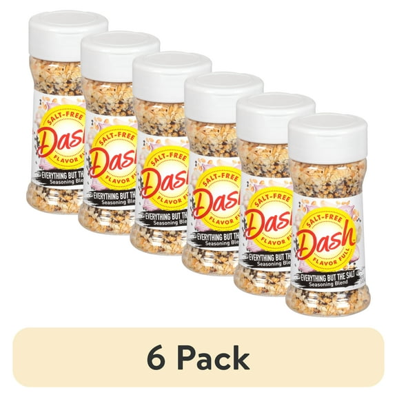 (6 pack) Dash Everything but The Salt Seasoning Blend, Salt free, Kosher, 2.6 oz