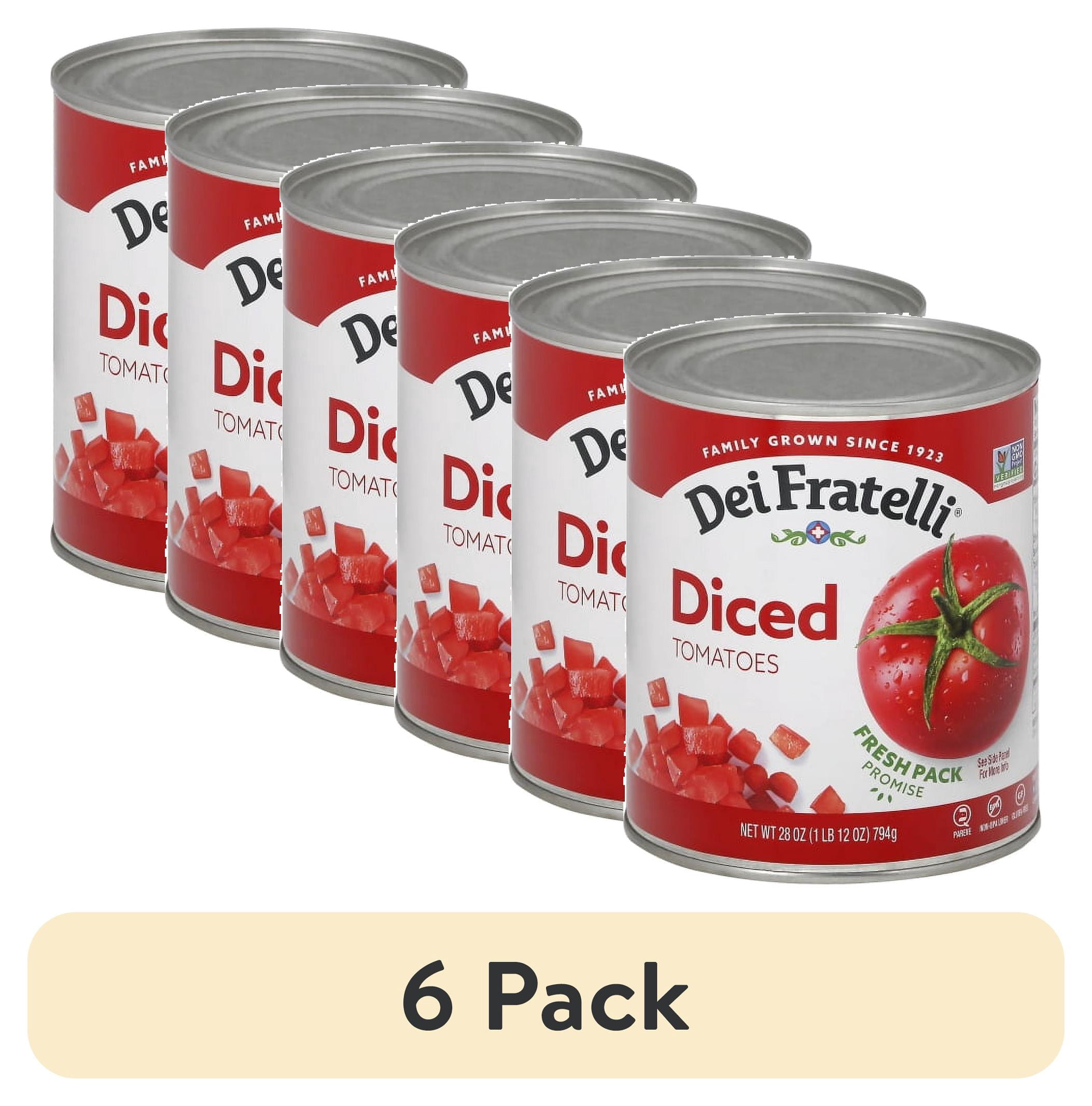 (6 pack) Dei Fratelli Diced Tomatoes, 28 Oz