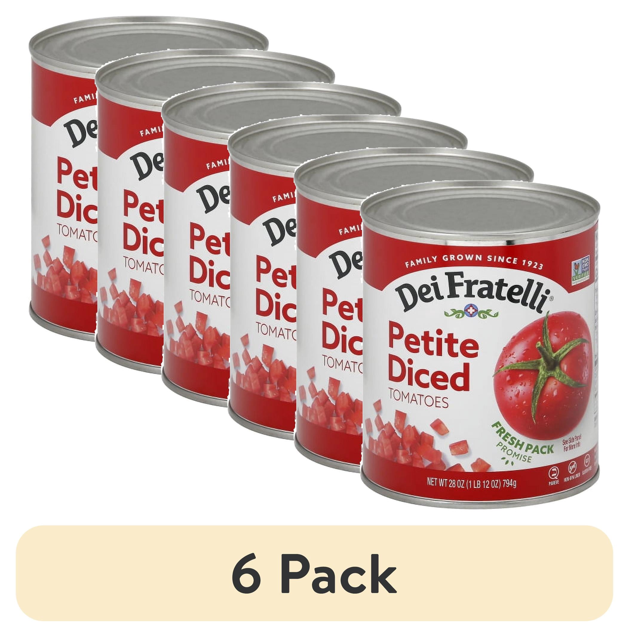 (6 pack) Dei Fratelli Petite Diced Tomatoes, 28 Oz