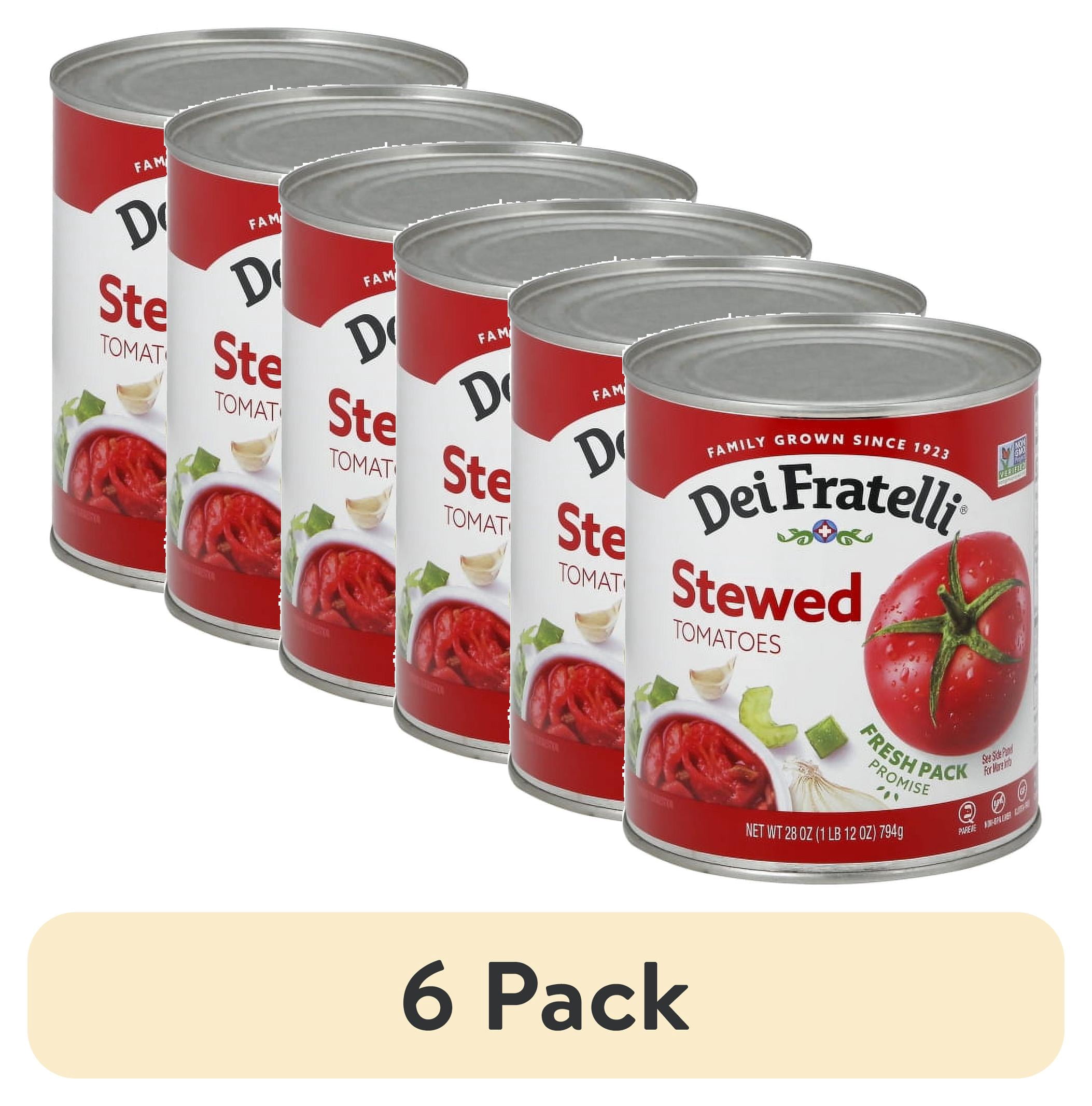 (6 pack) Dei Fratelli Stewed Tomatoes, 28 Oz