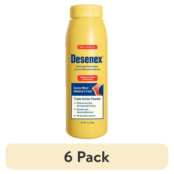 (6 pack) Desenex Antifungal Powder 3 oz