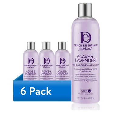(6 pack) Design Essentials Agave & Lavender Moisturizing & Detangling Conditioner 12oz.
