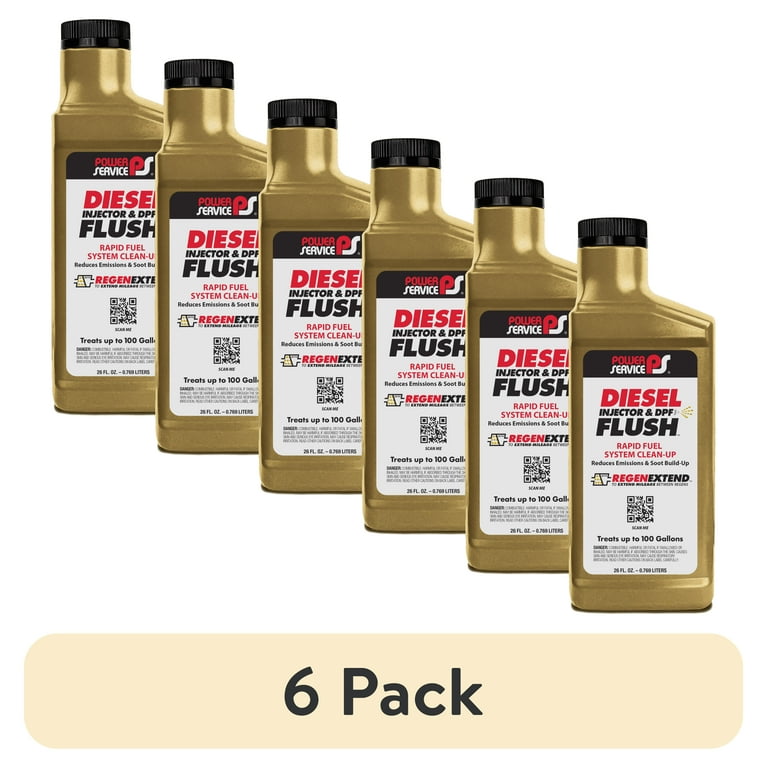 6 pack) Diesel Injector & DPF Flush 26-oz - Walmart.com