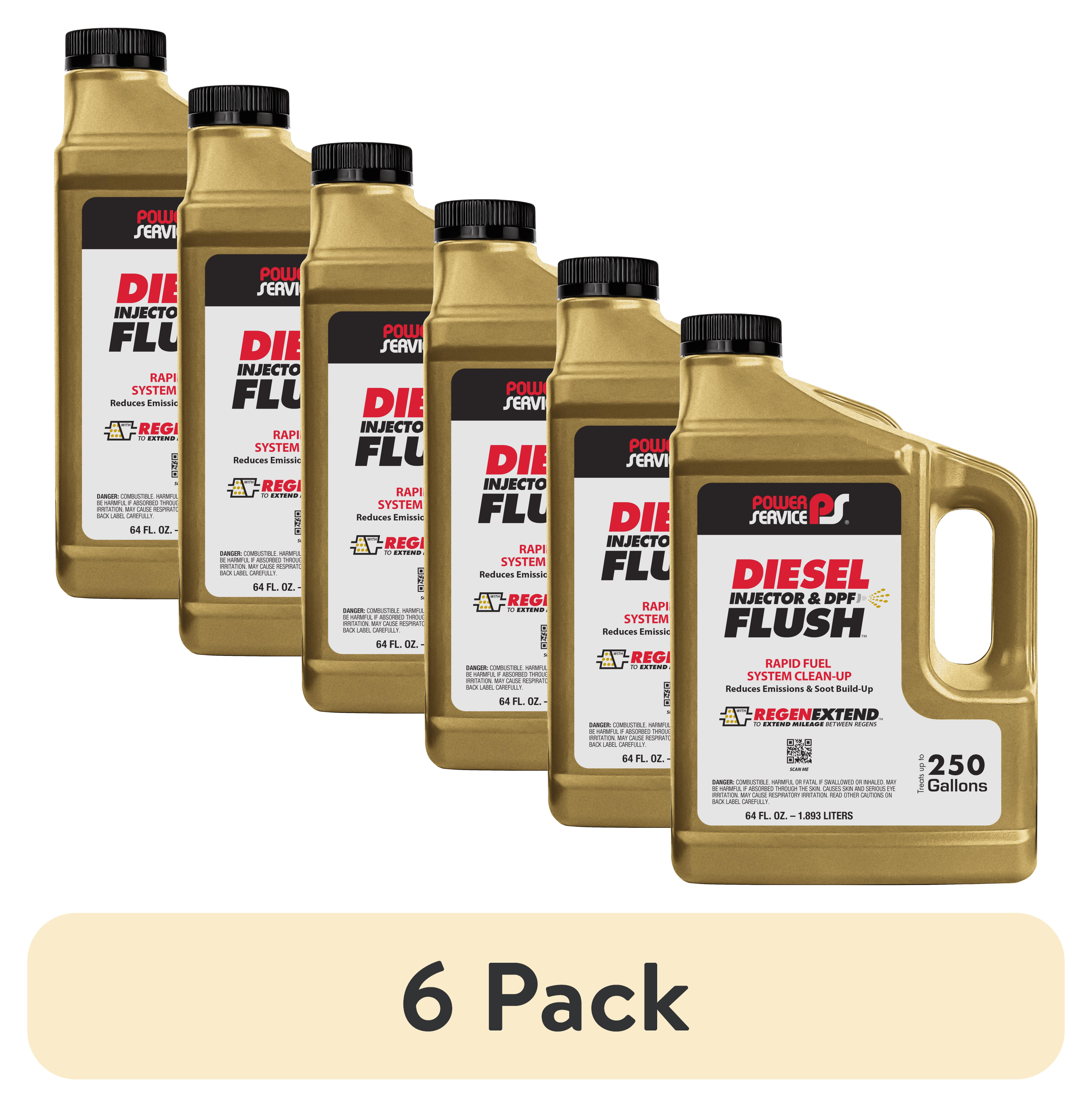 6 pack) Diesel Injector & DPF Flush 64-OZ - Walmart.com