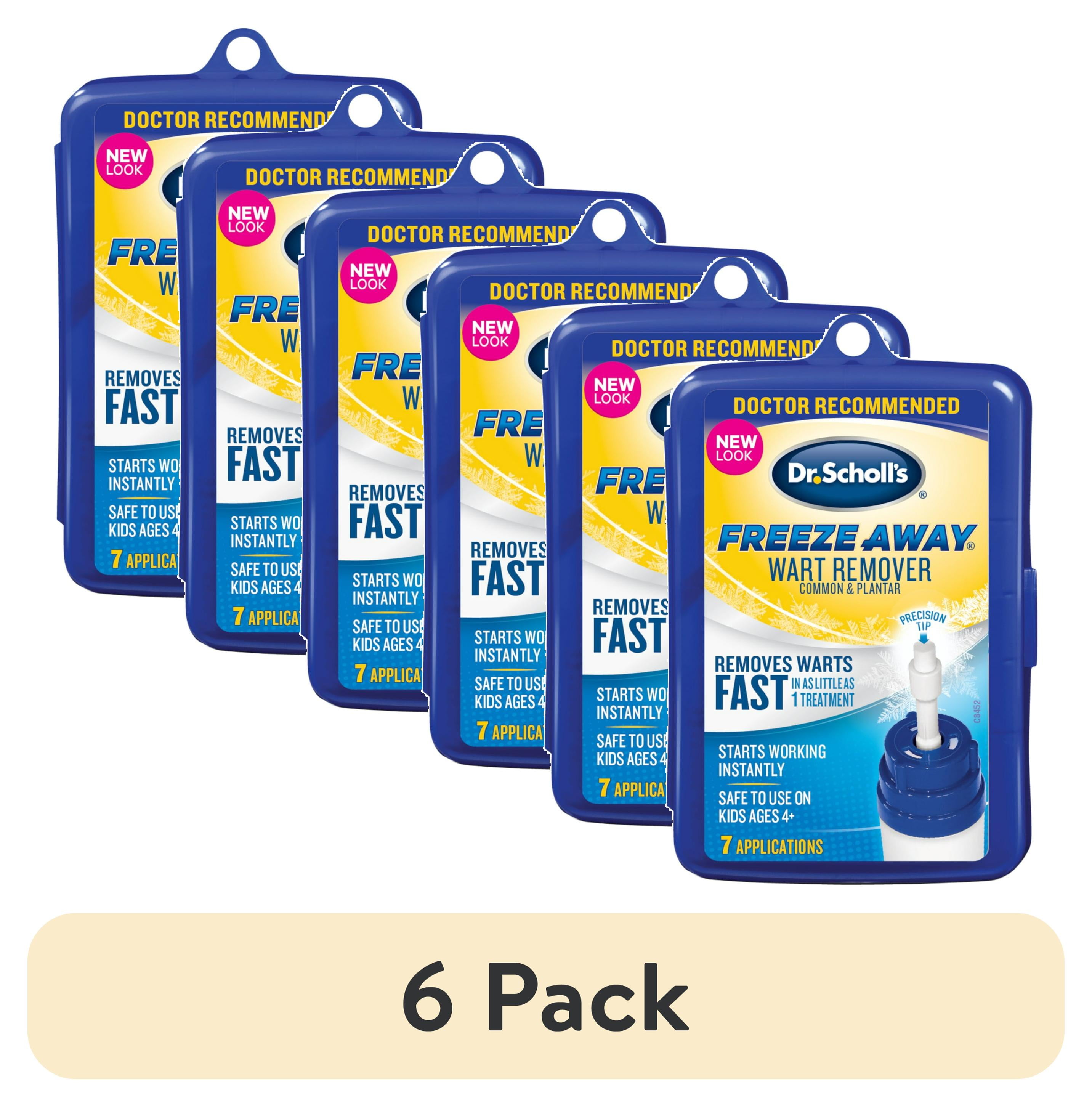 M.M　REMI RELIEF×HUG O WaRT-sh 4 pack) Dr. Scholl's Freeze Away Wart Remover 7 Each - Walmart.com