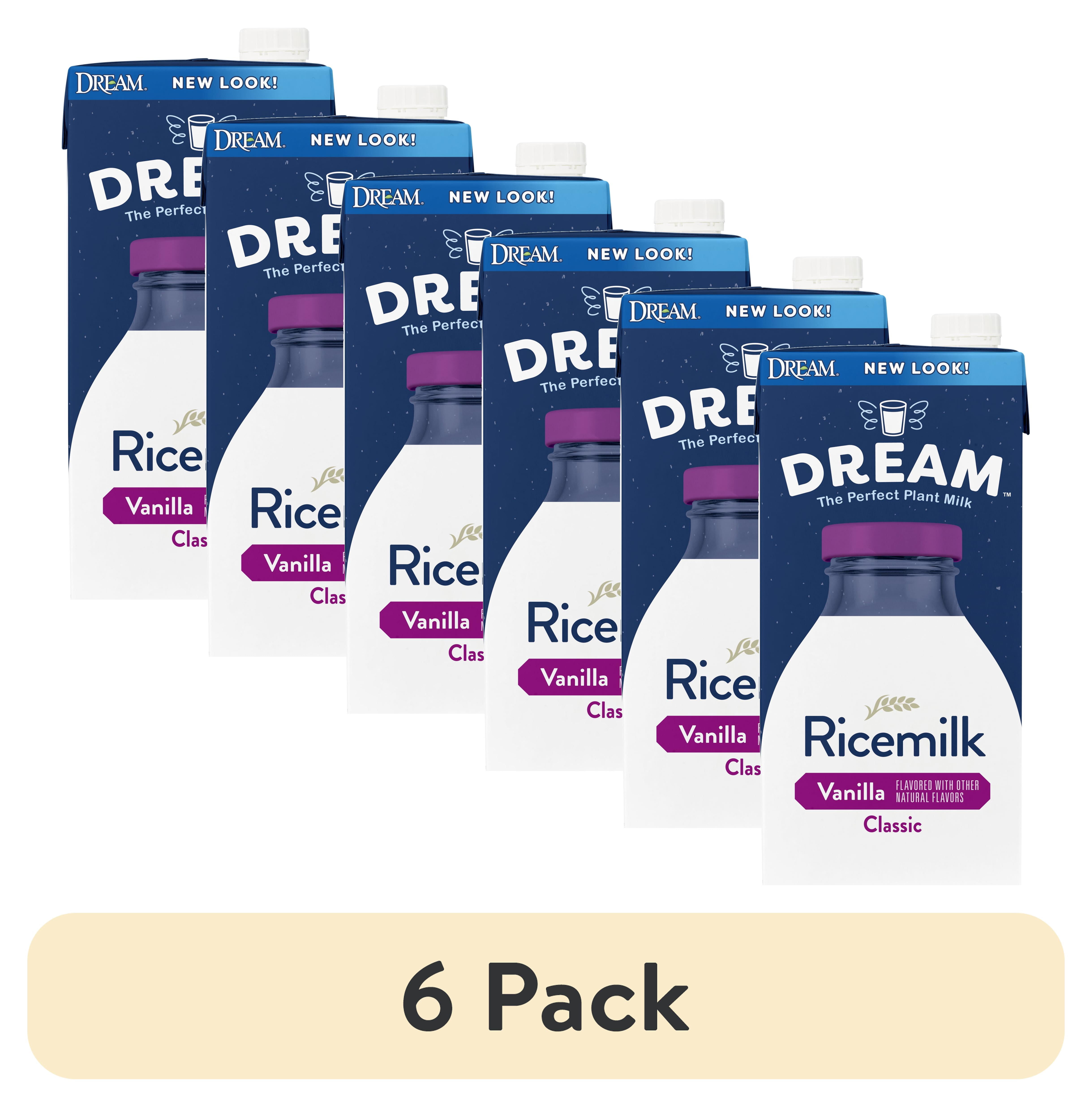 (6 pack) Dream Classic Vanilla Ricemilk, Shelf-Stable, 32 fl oz