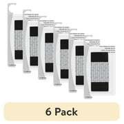 (6 pack) Dritz 1 1/2" Sewing & Crafting Heavy Stretch Waistband Elastic Black 1.25 Yards