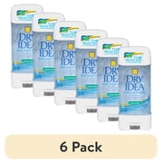 6 pack Dry Idea Antiperspirant Deodorant Gel, Unscented, 3 oz