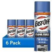 (6 pack) Easy-Off Fume Free Oven Cleaner and Degreaser Foam Spray, 14.5oz