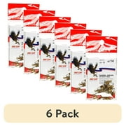 (6 pack) Eagle Claw Barrel Swivel, Brass, Size 14, 12 Pack