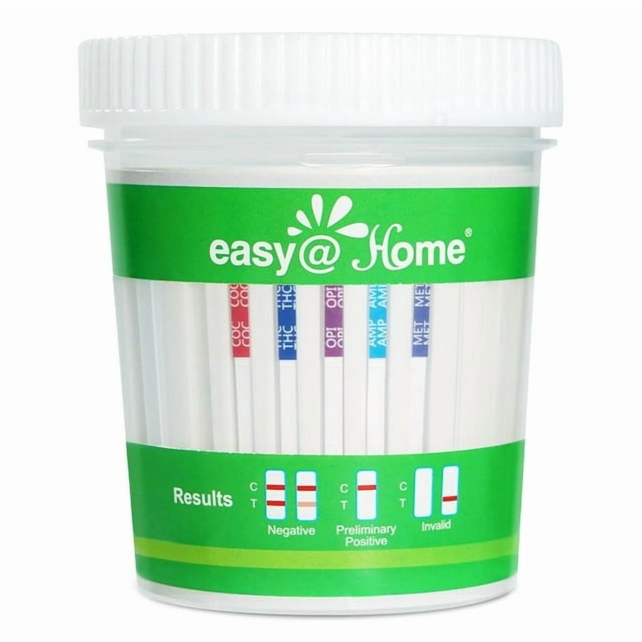 (6 pack) Easy@Home Multi-Drug Test Cup: Instant Testing Strips for ...
