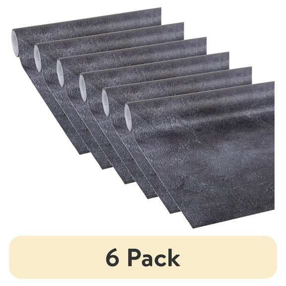 (6 pack) EasyLiner Brand Contact Paper Adhesive Shelf Liner, Soapstone, 20 in. x 15 ft. Roll