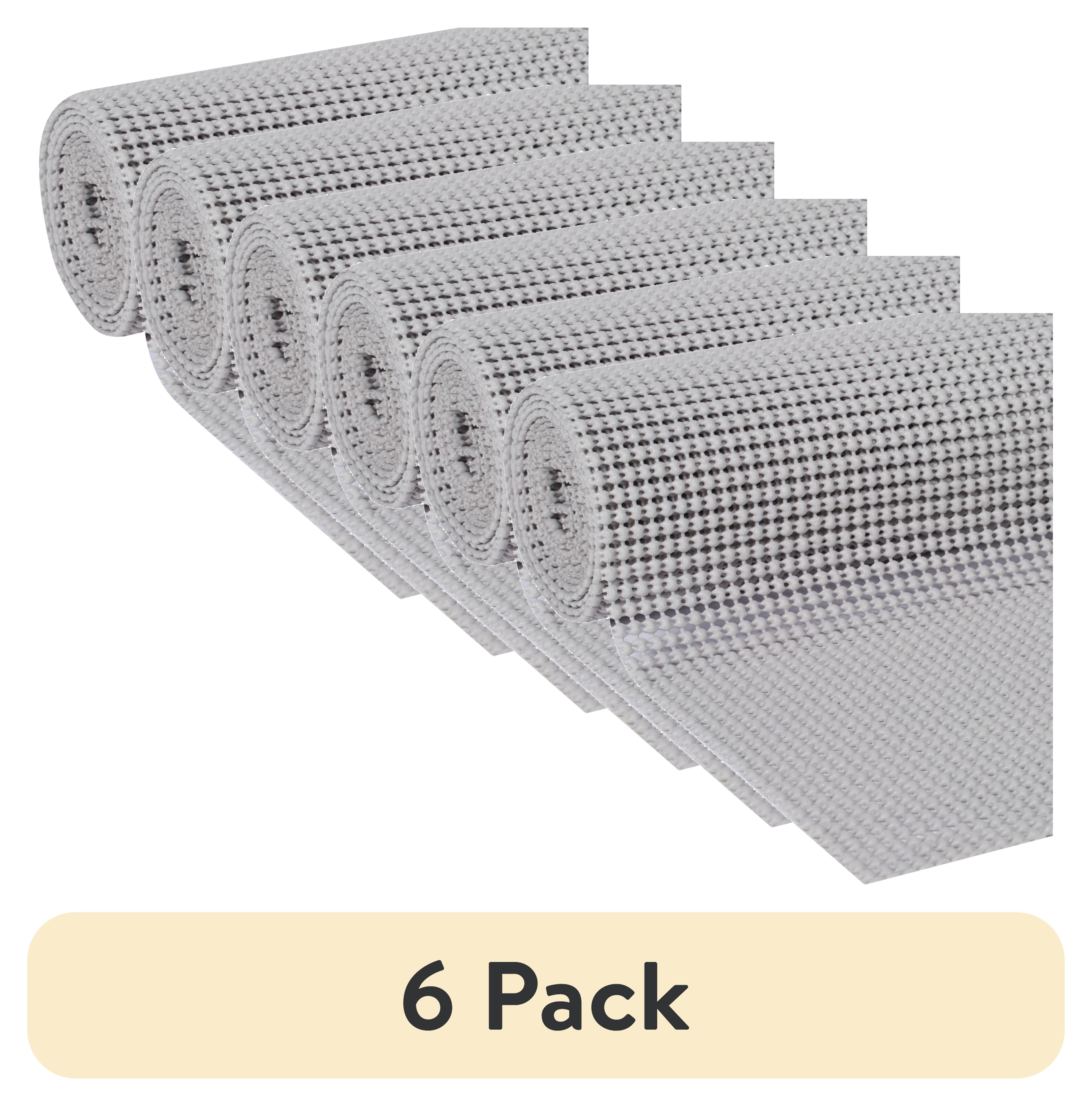 (6 pack) EasyLiner Select Grip Shelf Liner, Light Gray, 20 in. x 6 ft. Roll