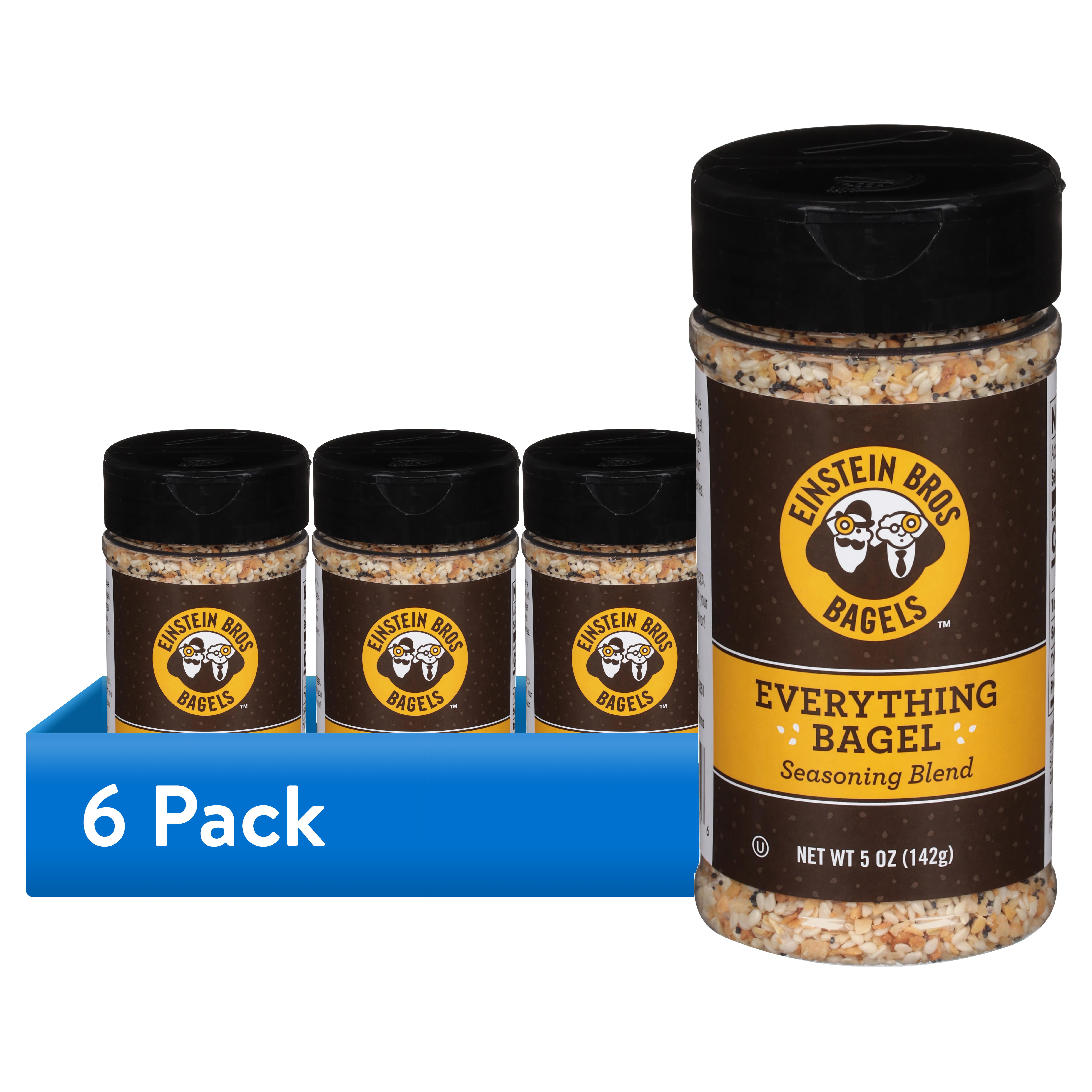 (6 pack) Einstein Bros Everything Bagel Seasoning Blend, 5 oz