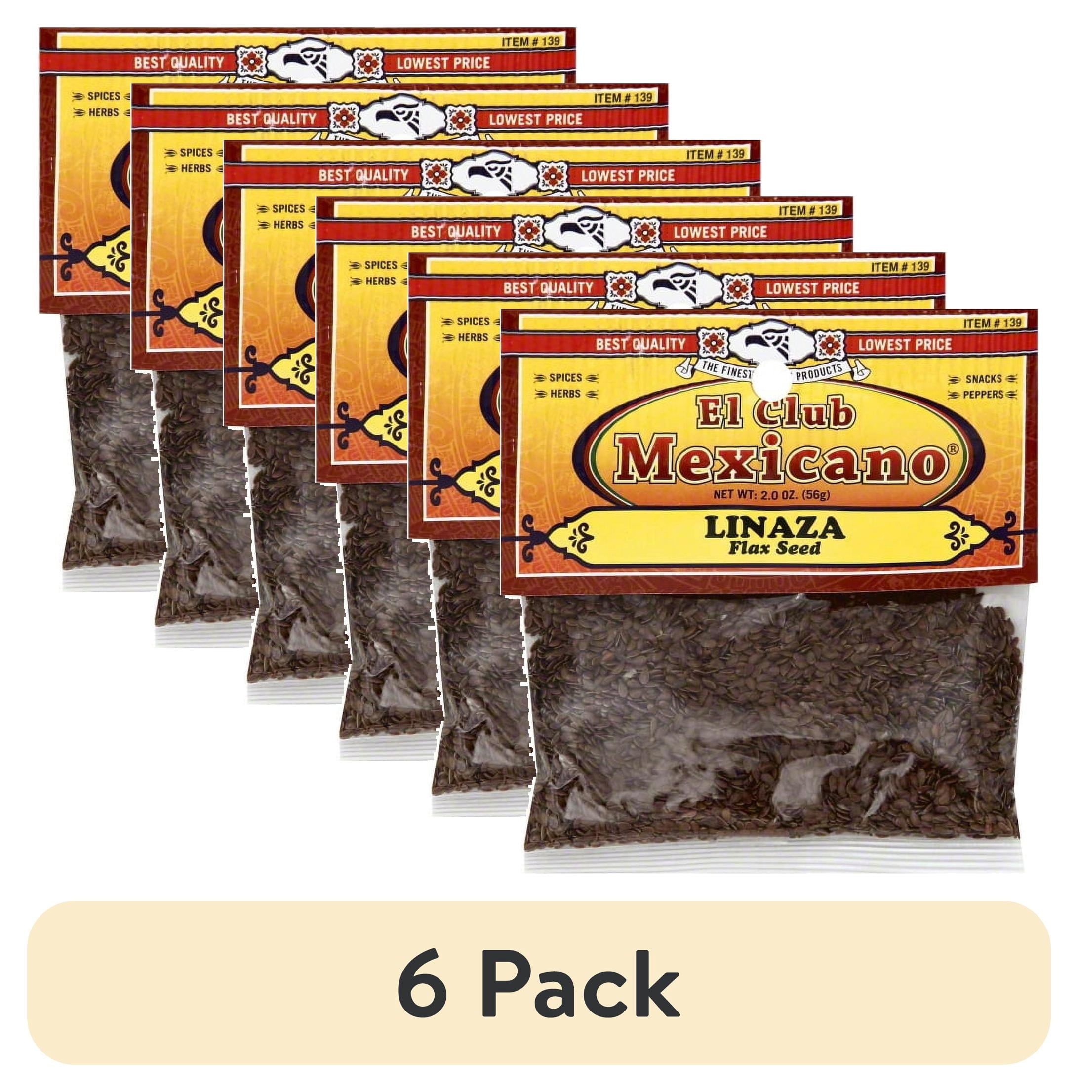 (6 pack) El Club Mexicano Flax Seed, 2 oz