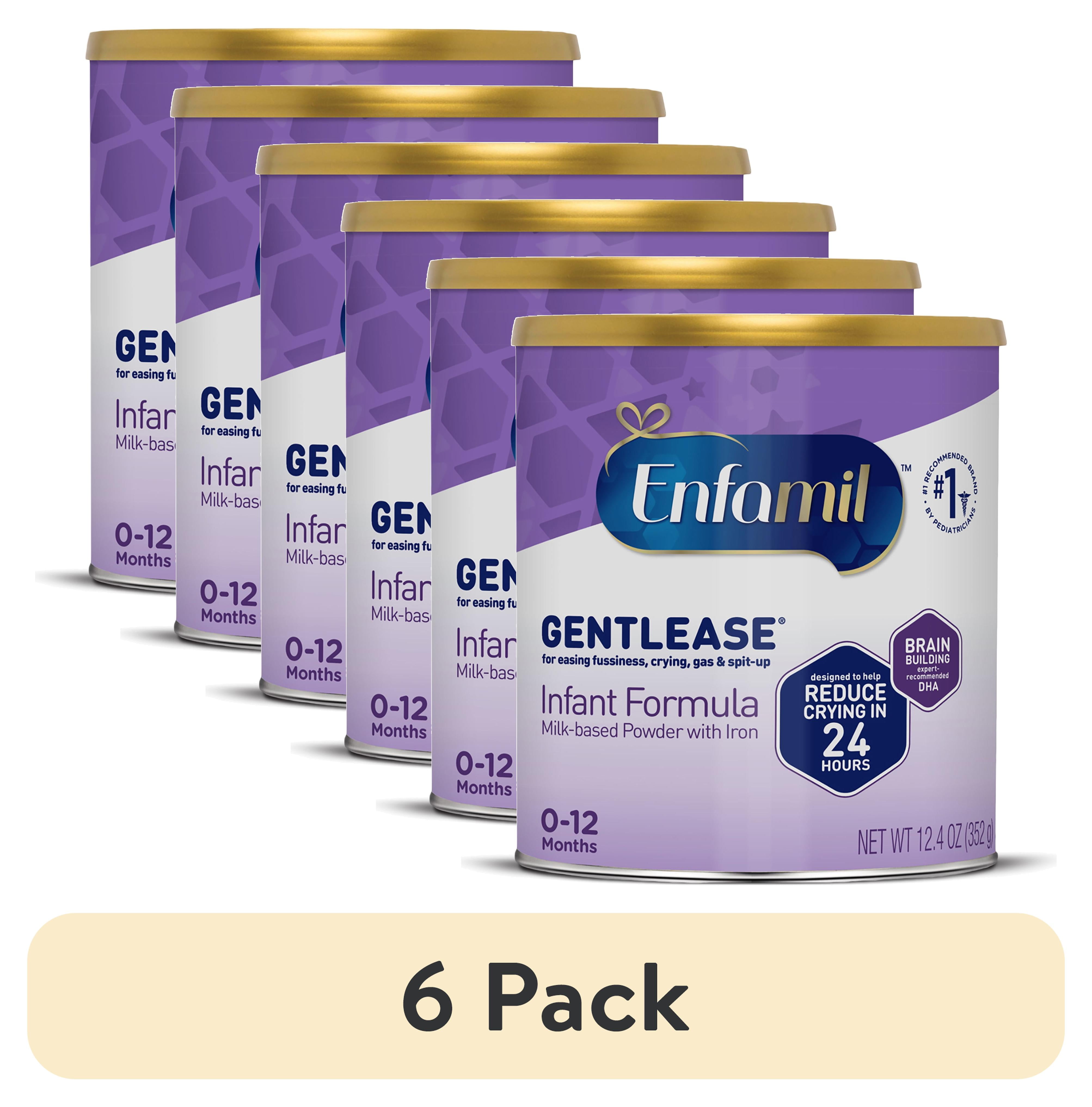 Enfamil Gentlease Powder Baby Formula with Iron, 12.4 oz, 6