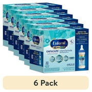 6 pack Enfamil NeuroPro Enfacare Non-GMO Liquid Baby Formula, 2 oz Bottle 6 ct