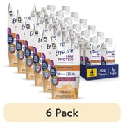 6 pack Ensure Max Protein Nutrition Shake, Creamy Peach, 11 fl oz, 4 Count