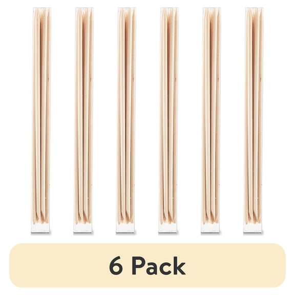 (6 pack) Equate Wooden Manicure Sticks, 10 Count