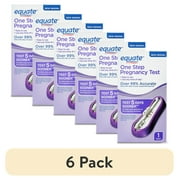 (6 pack) Equate One Step Pregnancy Test, 5 Days Sooner