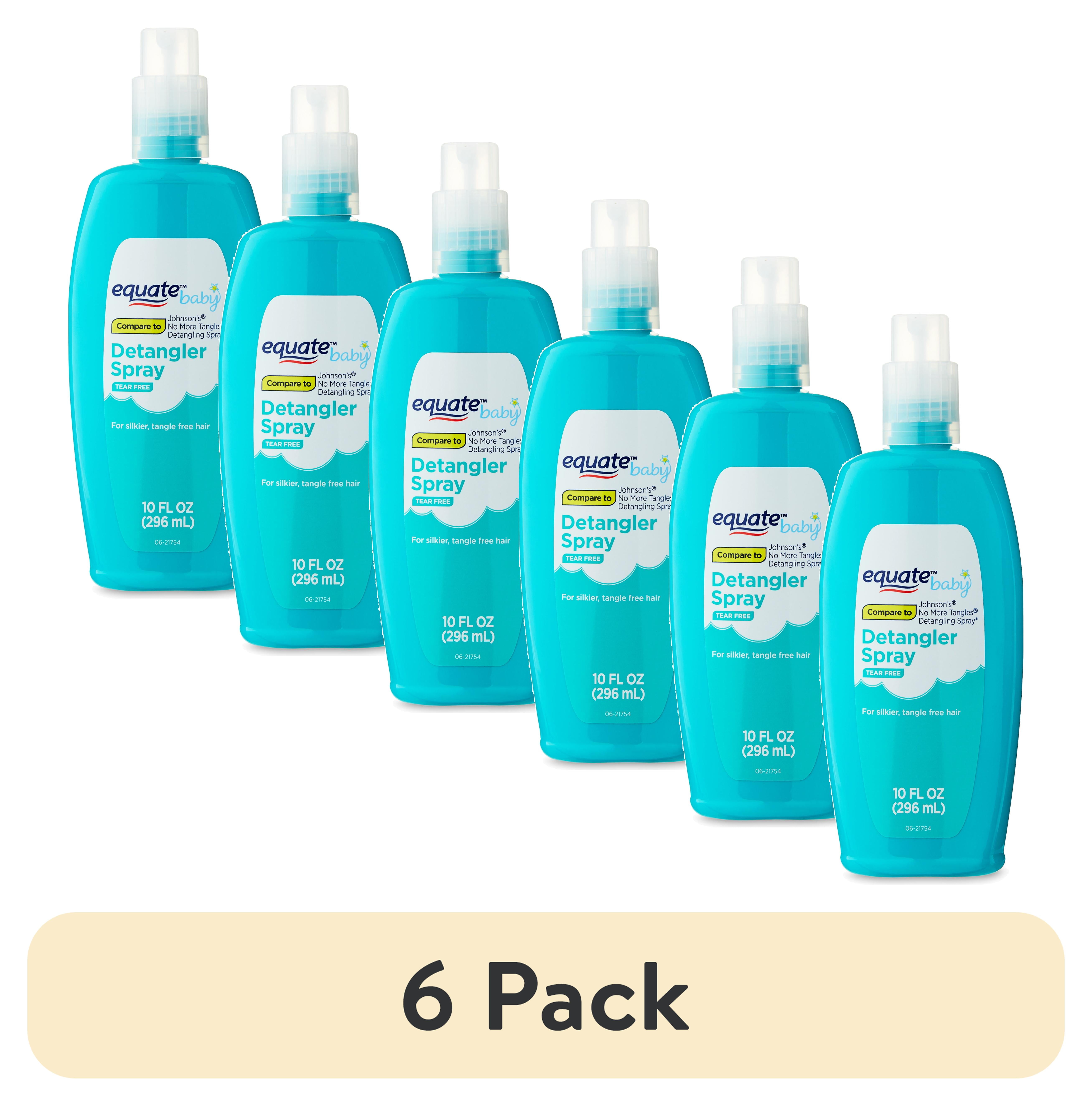 (6 pack) Equate Baby Tear-Free Detangler Spray, 10 fl oz