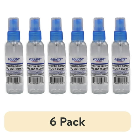 (6 pack) Equate Fingertip Spray Bottle, Color May Vary, 2 fl oz price history and forecast - Equate EQE2518144