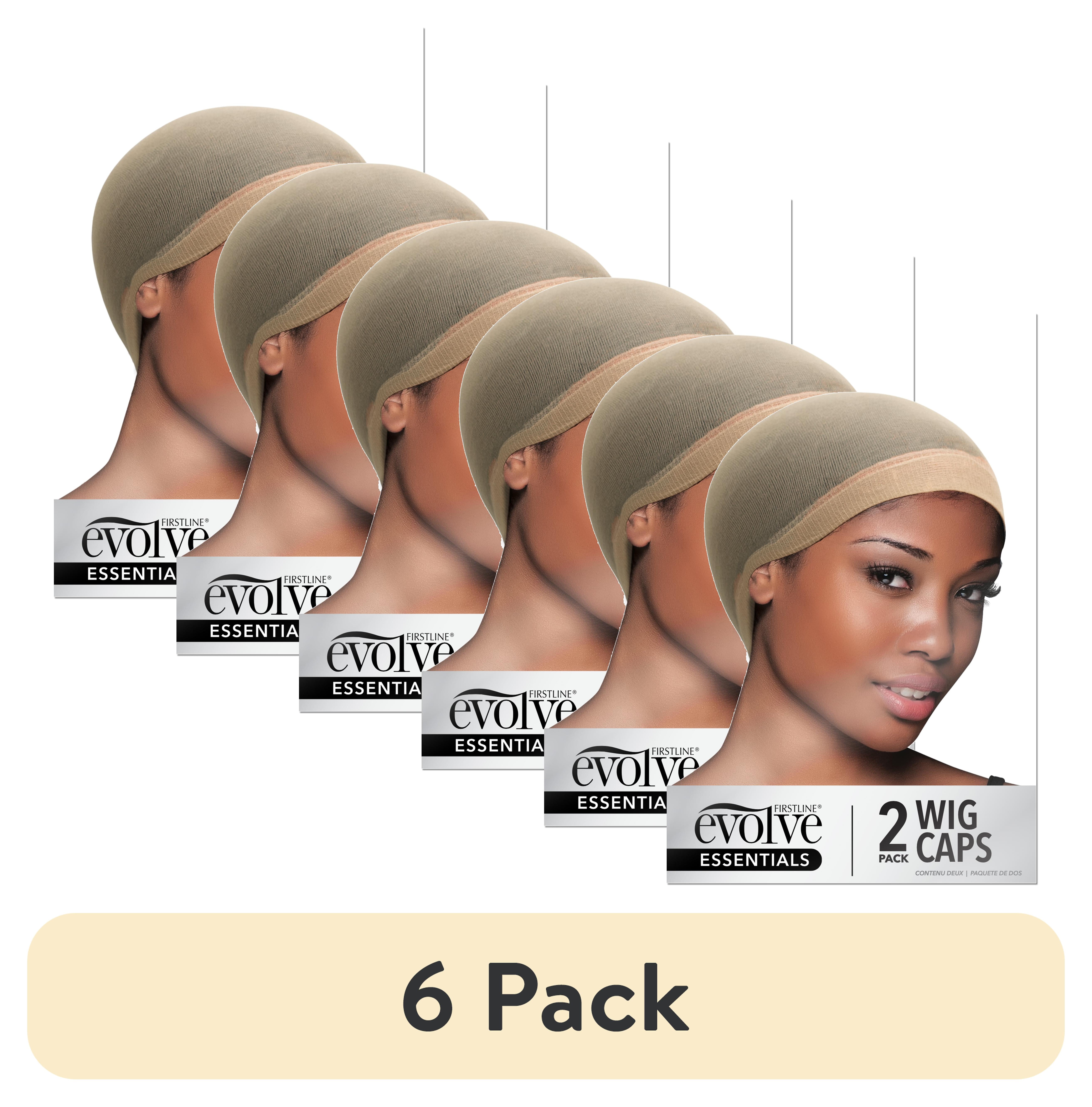 (6 pack) Evolve Wig Cap Neutral 2 Pack