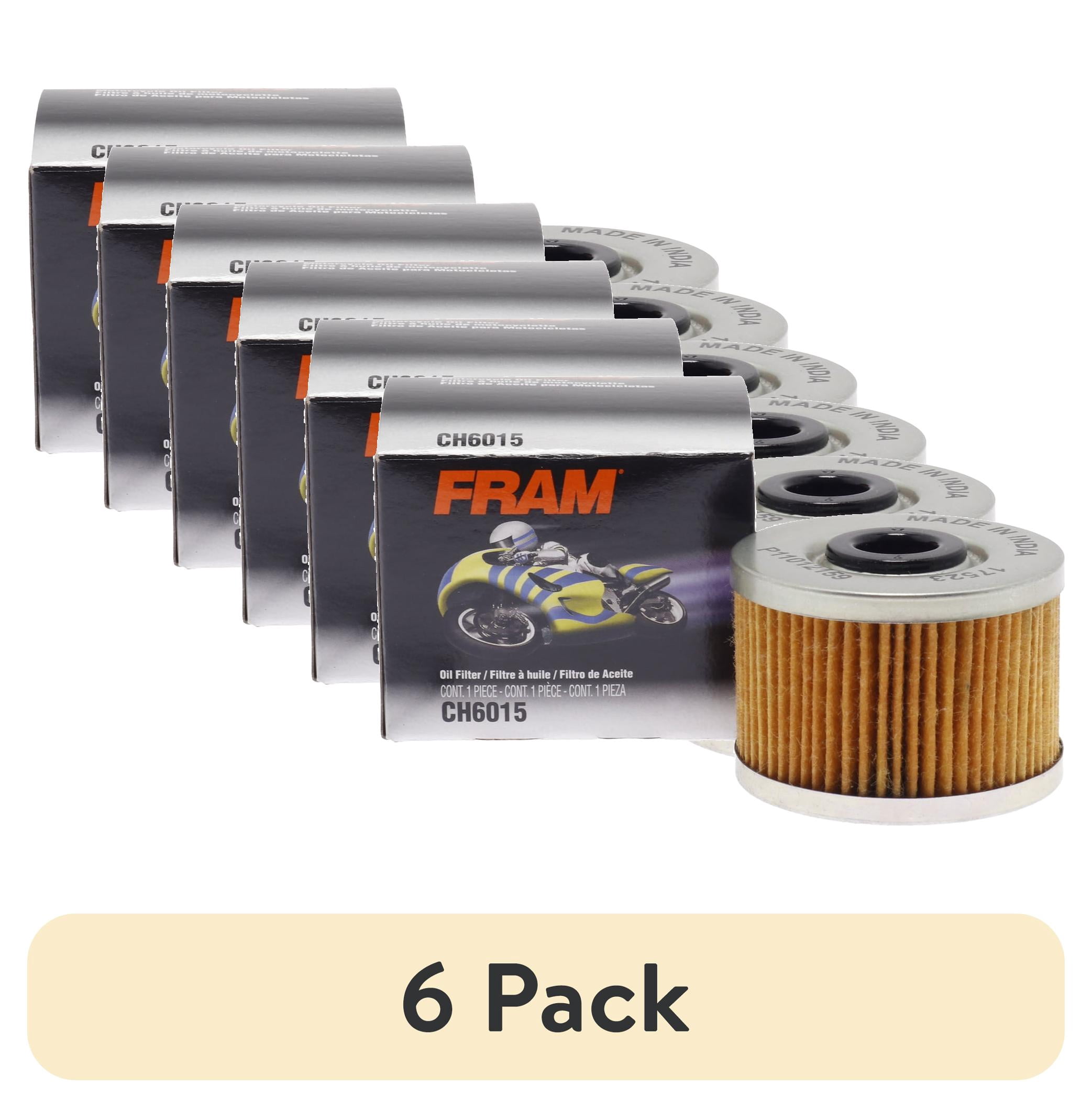 FRAM CH6015 Motor Oil Filter for Honda Kawasaki Suzuki Motorcycle