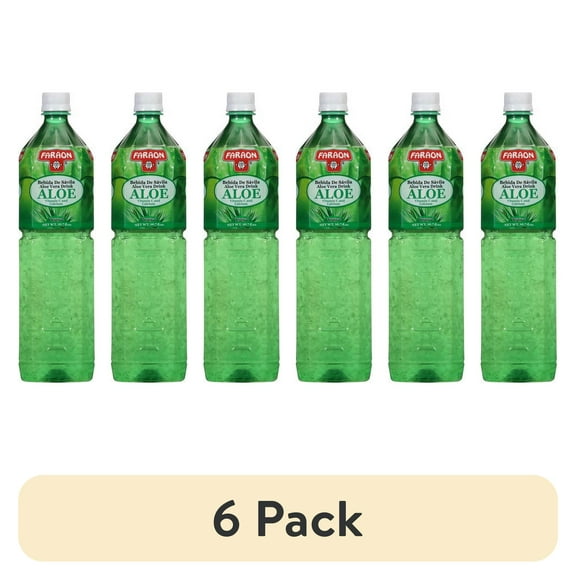 (6 pack) Faraon Aloe Vera Original Flavored Drink, 50.7 oz