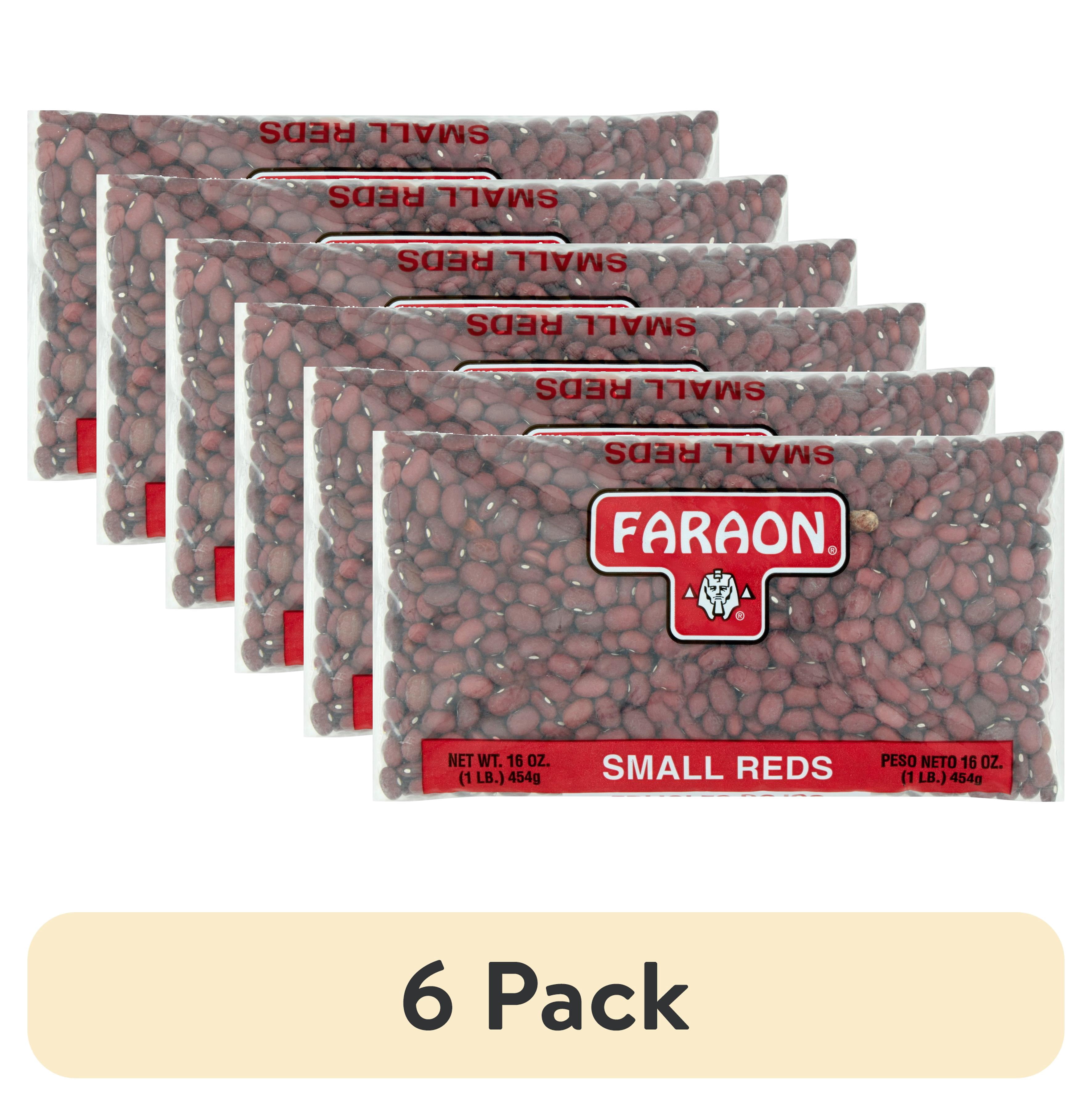 (6 pack) Faraon Small Dry Red Beans, 16 oz Bag