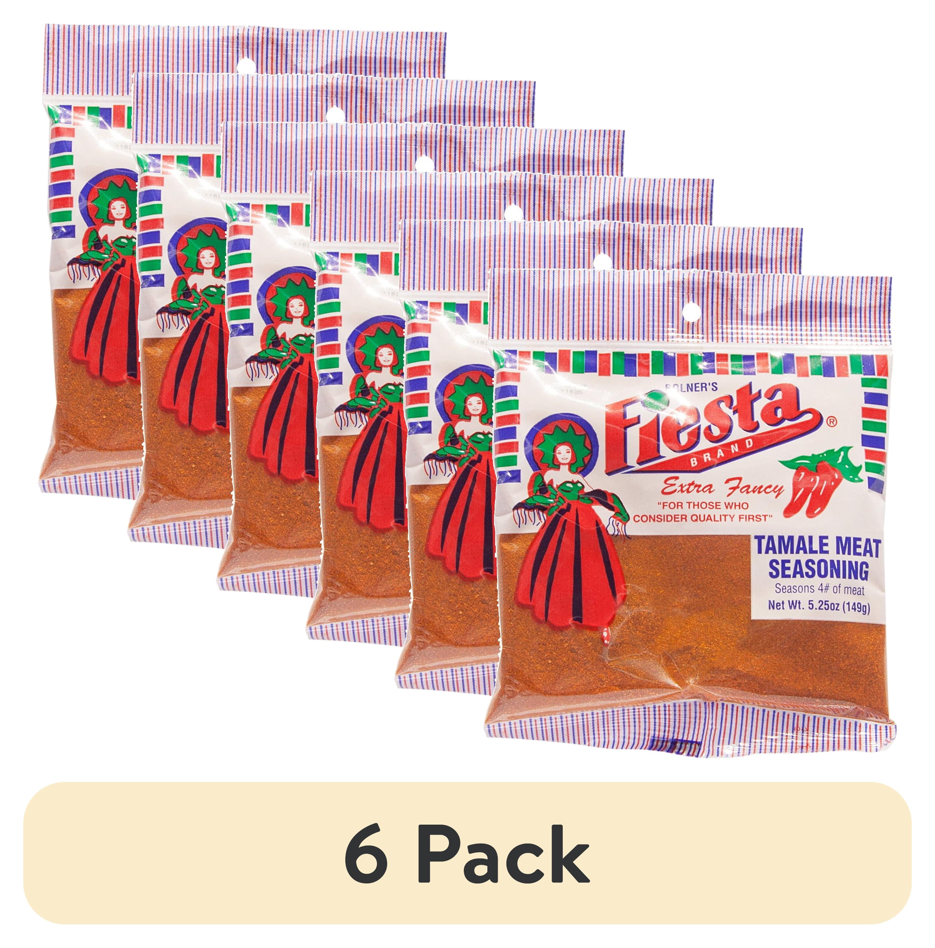 (6 pack) Fiesta Tamale Meat Seasoning, 5.25 oz
