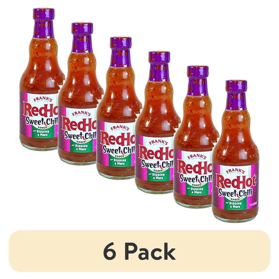 (6 pack) Frank's Red Hot Sweet Chili Sauce, 12 fl oz 2 pack