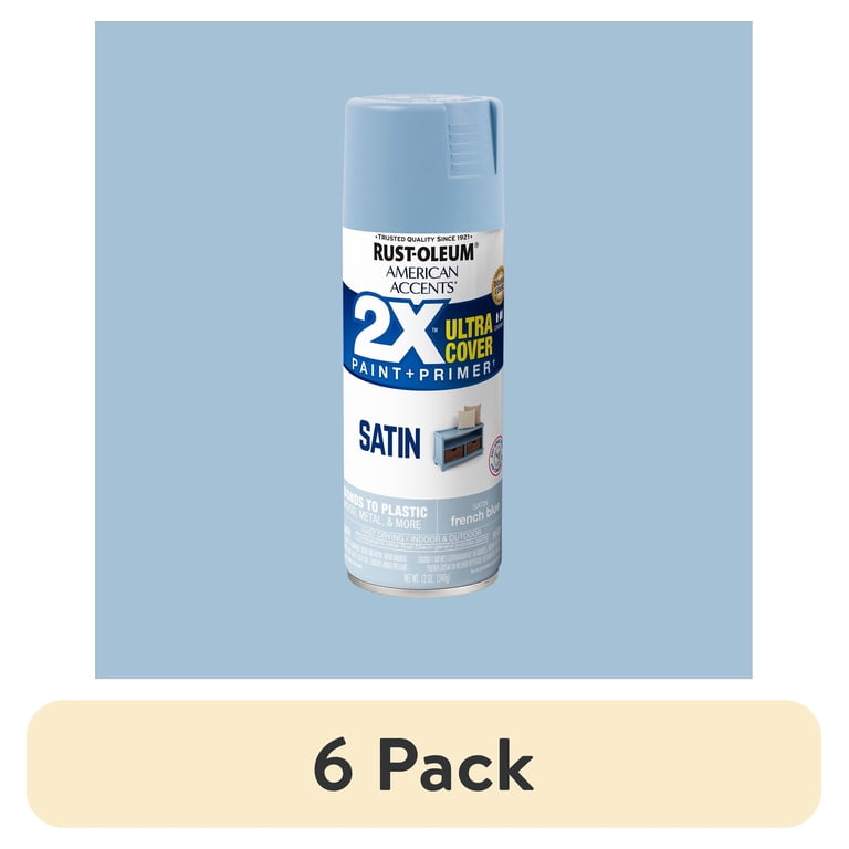 mil.D.seven  6 pack) French Blue, Rust-Oleum American Accents 2X Ultra Cover