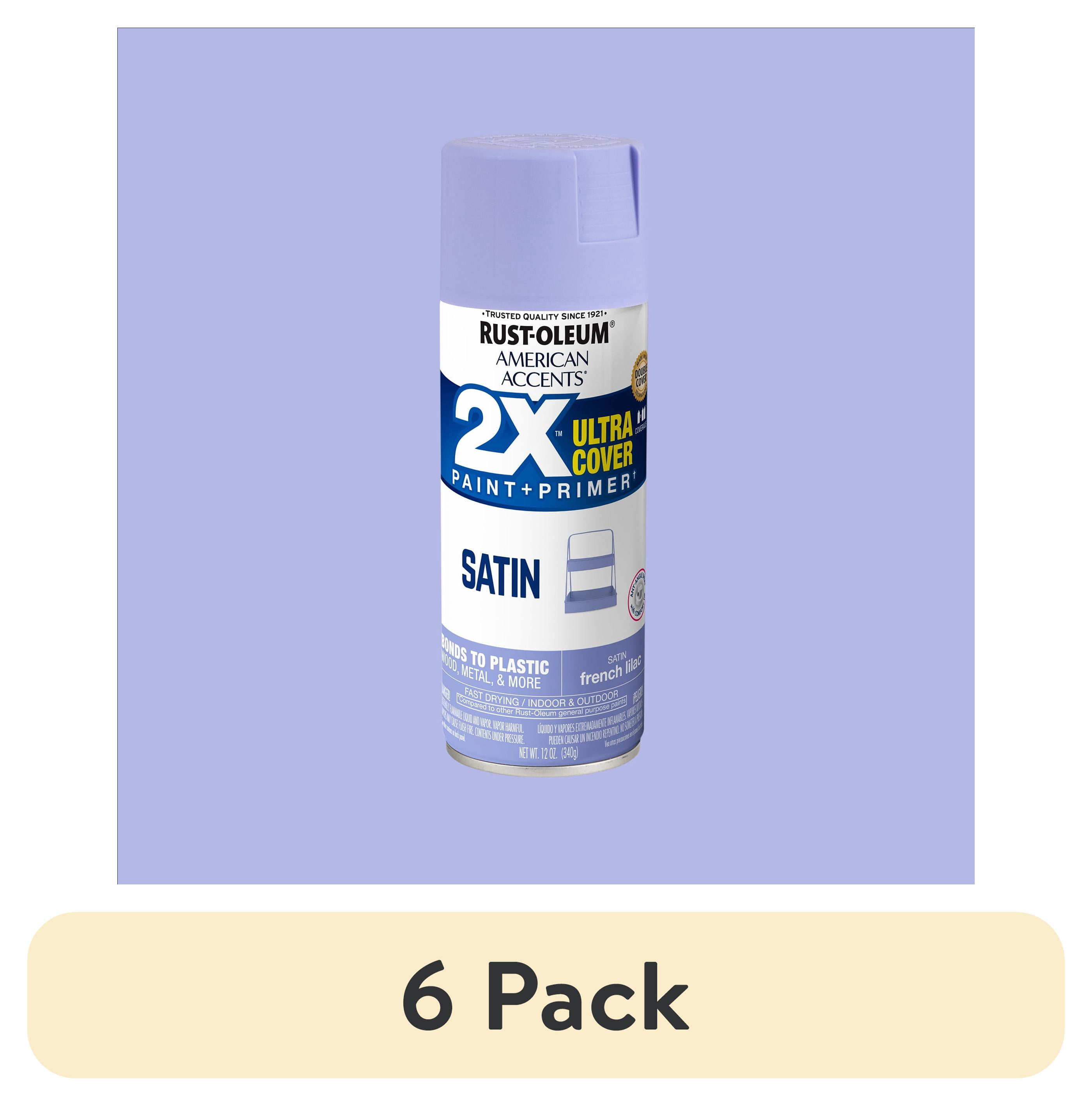 Lilac Rust (6 pack) French Lilac, Rust-Oleum American Accents 2X Ultra Cover Satin ...