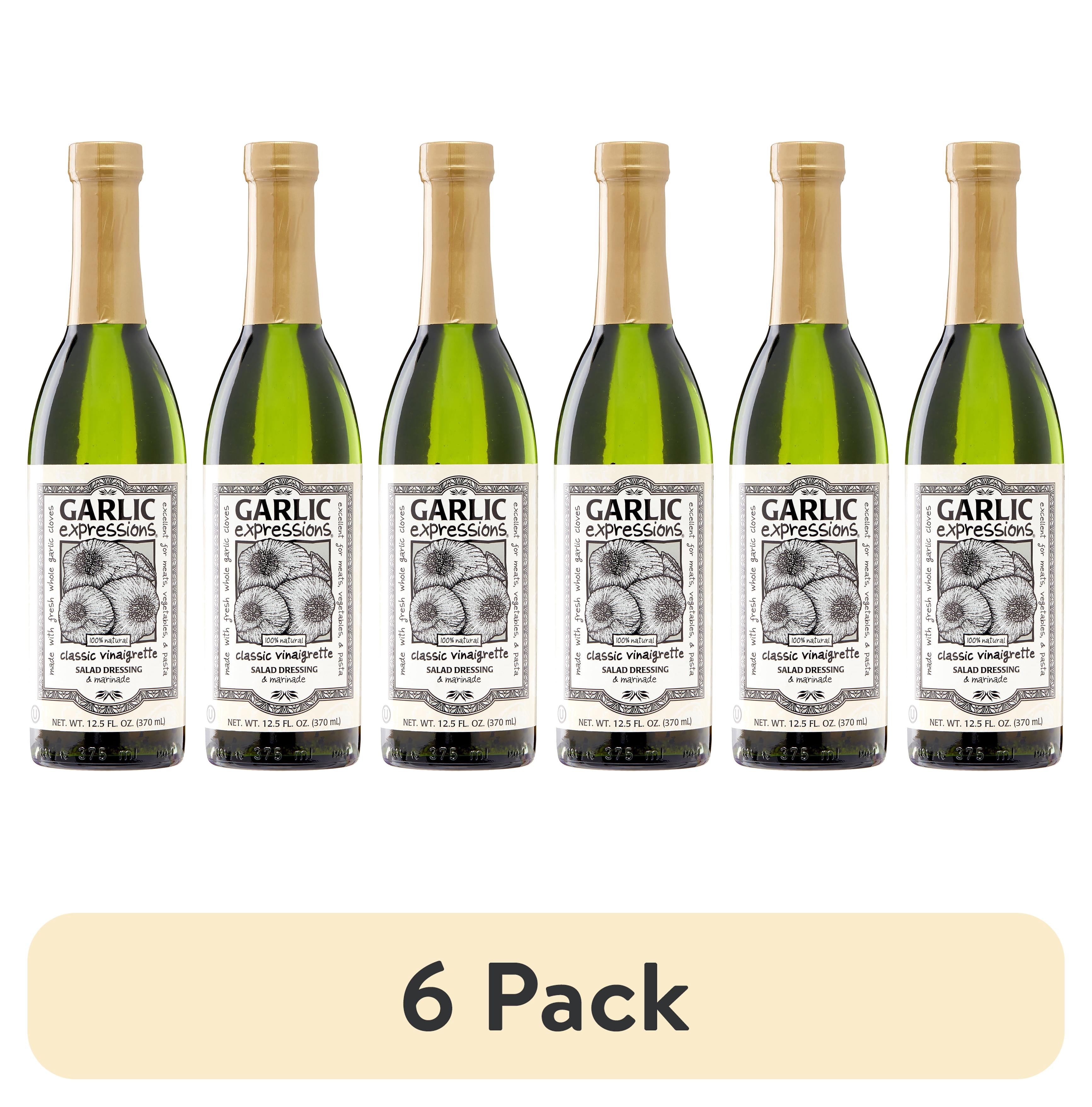 garlic expressions classic vinaigrette salad dressing 12.5 oz (6 pack) Gluten-Free Dressing, Fl Size:Coat Size 60