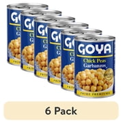 (6 pack) GOYA Chick Peas (Garbanzo Beans) 15.5 oz Can